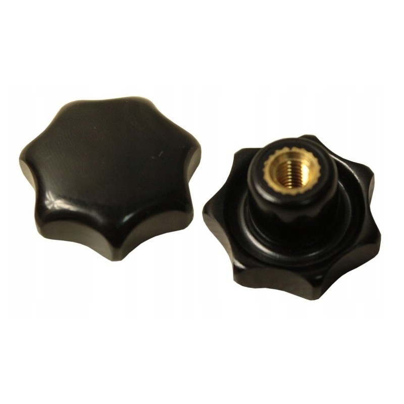 M6 nut with plastic knob