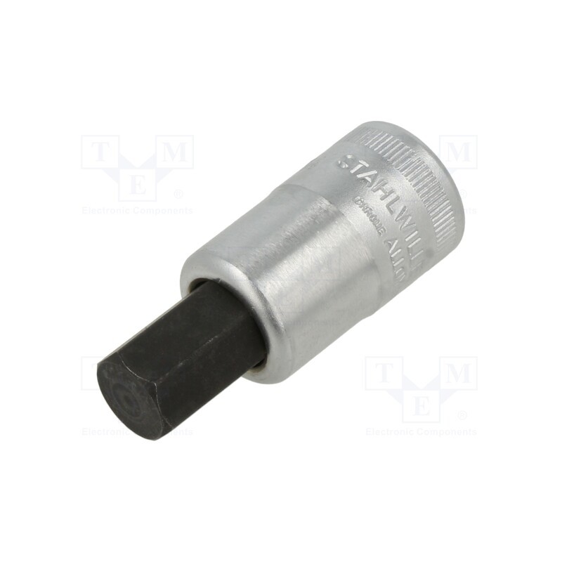 1 pcs x STAHLWILLE - 3050014 - Socket, hex key,socket spanner, HEX 14mm, 1/2', 60mm, INHEX