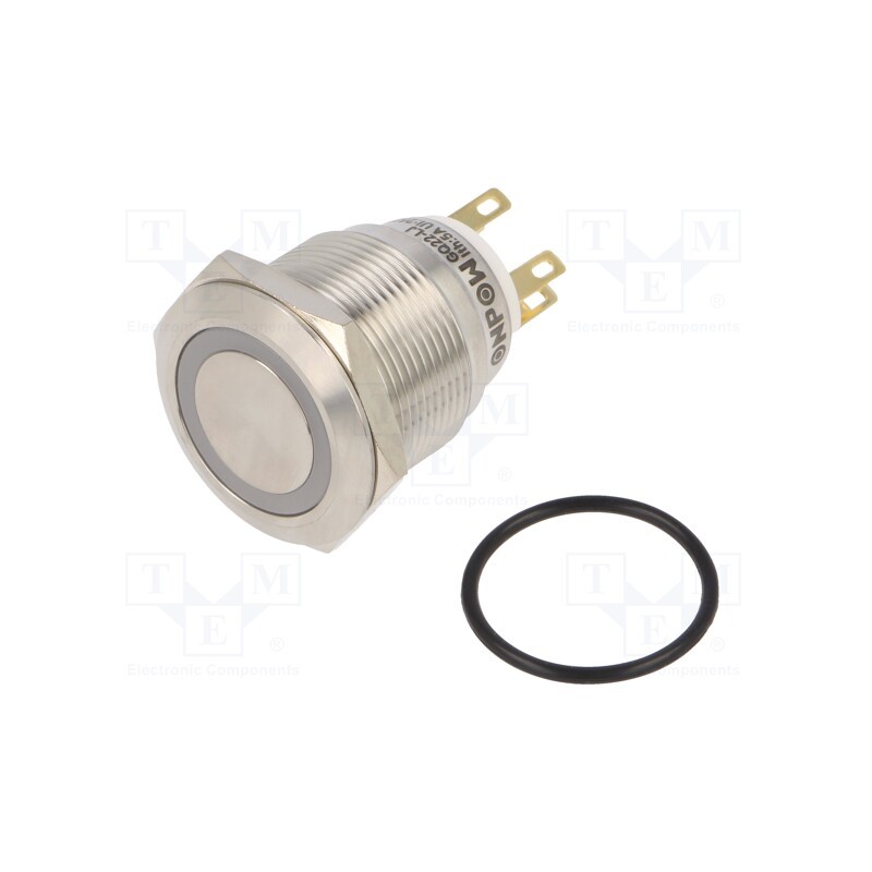 1 pcs x ONPOW - LAS1GQ22-11E/G/24V/S - Switch: vandal resistant, Pos: 2, SPDT, 3A/220VAC, 5A/24VDC, IP65