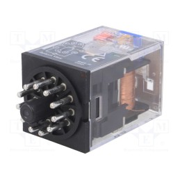 1 pcs x OMRON - MKS3PI-5 DC24 - Relay: electromagnetic, 3PDT, Ucoil: 24VDC, Icontacts max: 10A