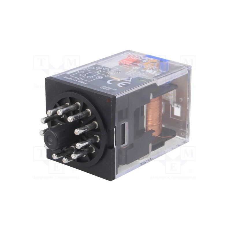 1 pcs x OMRON - MKS3PI-5 DC24 - Relay: electromagnetic, 3PDT, Ucoil: 24VDC, Icontacts max: 10A
