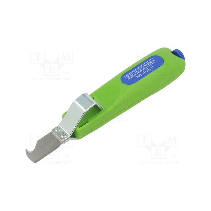 1 pcs x WEICON - NO. 4 - 28 H GREEN LINE - Stripping tool, Øcable: 4÷28mm, Wire: round, Tool length: 185mm