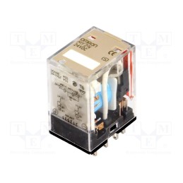 1 pcs x OMRON - MY2N 24VDC (S) - Relay: electromagnetic, DPDT, Ucoil: 24VDC, Icontacts max: 10A