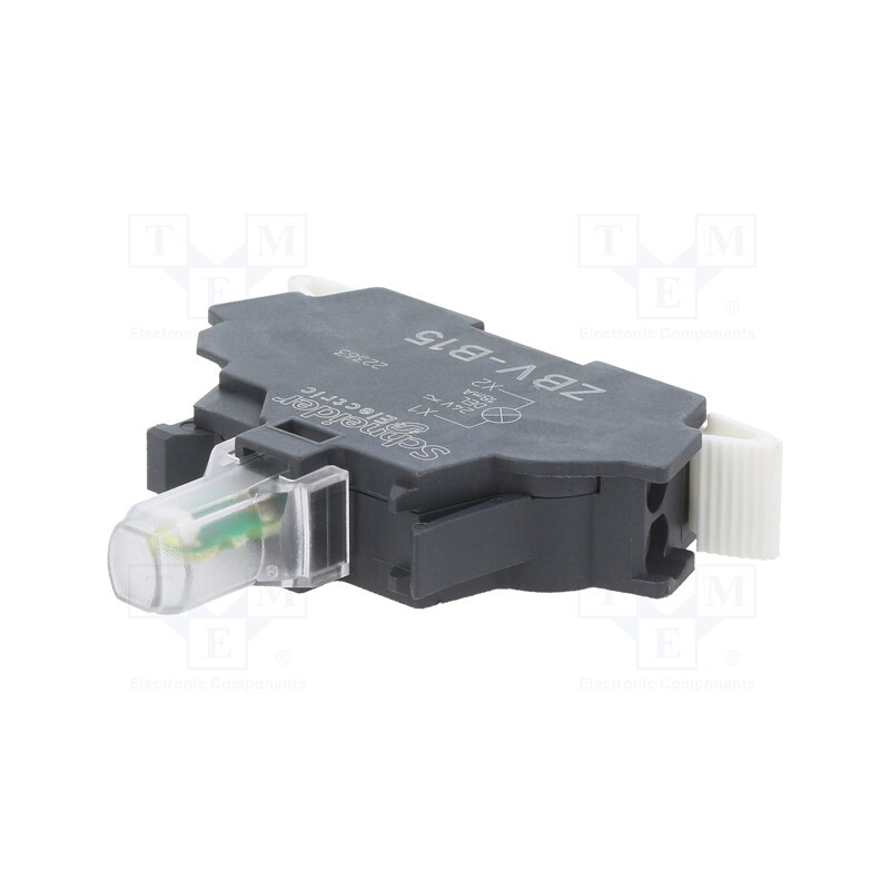 1 pcs x SCHNEIDER ELECTRIC - ZBVB15 - Illuminating unit, 22mm, Harmony XB4, -25÷70°C, Illumin: LED