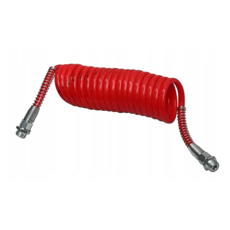 Spiral cable m22x1 5 4 5m red Polmo