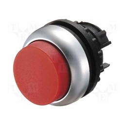 1 pcs x EATON ELECTRIC - M22-DLH-R-X0 - Switch: push-button, 22mm, Stabl.pos: 1, red, M22-FLED,M22-LED