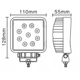 LED searchlight lamp 2200lm diode