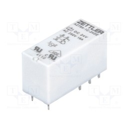 1 pcs x ZETTLER - AZ764-1C-24DE - Relay: electromagnetic, SPDT, Ucoil: 24VDC, 16A, 16A/250VAC, PCB