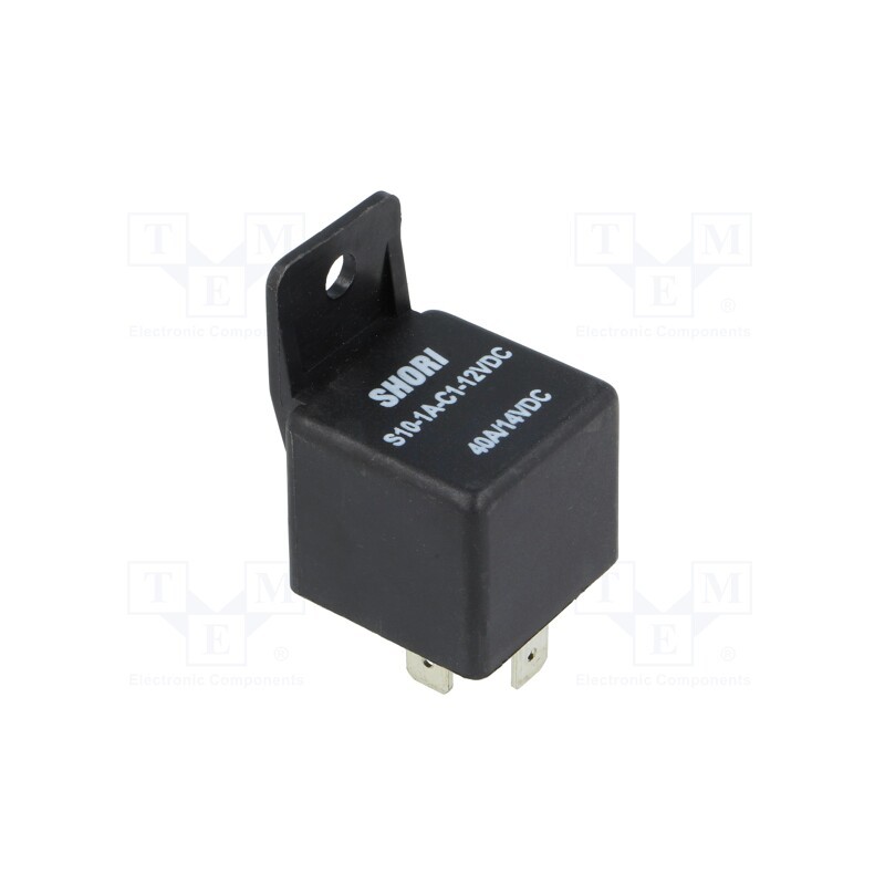 1 pcs x SHORI ELECTRIC - S10-1A-C1-12VDC - Relay: electromagnetic, SPST-NO, Ucoil: 12VDC, 40A, automotive