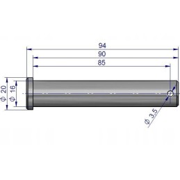 PC 330 hanger mounting pin