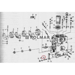 Clutch block and housing stud c 330 50