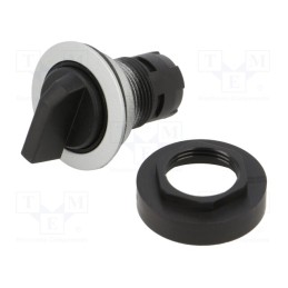 1 pcs x SCHLEGEL - RRJWA - Switch: rotary, 22mm, Stabl.pos: 2, IP65, Pos: 2, Cutout: Ø22.3mm