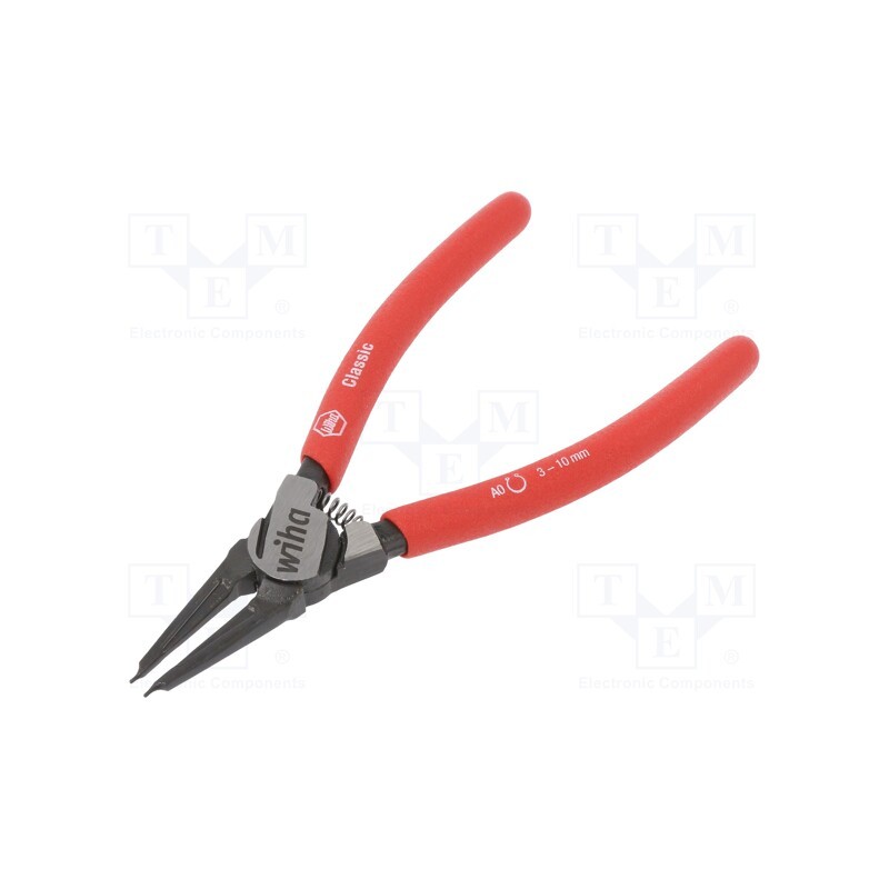1 pcs x WIHA - 26789 - Pliers, for circlip, external, 3÷10mm, Pliers len: 139mm, straight