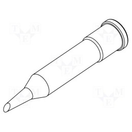 1 pcs x ERSA - 0102ADLF13/SB - Tip, hoof, 1.3mm, for soldering iron,for soldering station
