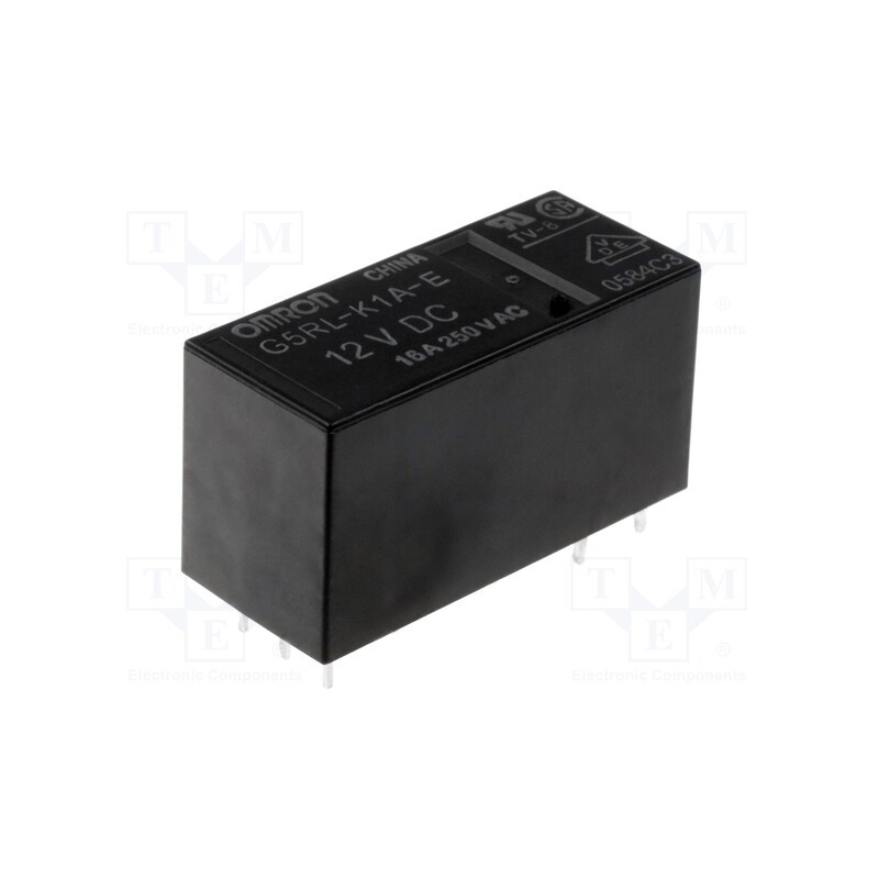 1 pcs x OMRON OCB - G5RL-K1A-E-12DC - Relay: electromagnetic, SPST, Ucoil: 12VDC, Icontacts max: 16A