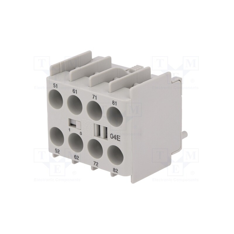 1 pcs x DANFOSS - CBN 04 - Auxiliary contacts, Series: CI 5, Leads: screw terminals, front