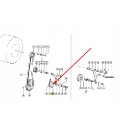 603342 0 threshing machine drive lever