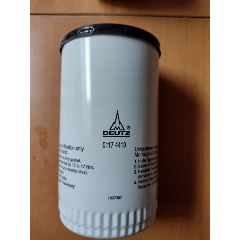 Deutz oil filter 01174419