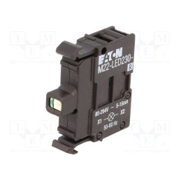 1 pcs x EATON ELECTRIC - M22-LED230-R - Illuminating unit, 22mm, RMQ-Titan, -25÷70°C, Illumin: LED, front