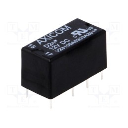 1 pcs x TE Connectivity - 9-1393792-7 - Relay: electromagnetic, DPDT, Ucoil: 12VDC, Icontacts max: 3A, PCB
