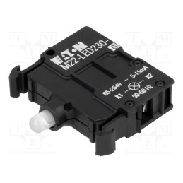 1 pcs x EATON ELECTRIC - M22-LED230-G - Illuminating unit, 22mm, RMQ-Titan, -25÷70°C, Illumin: LED, front