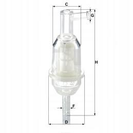 Mercedes Benz Mann fuel filter 200 mesh 1