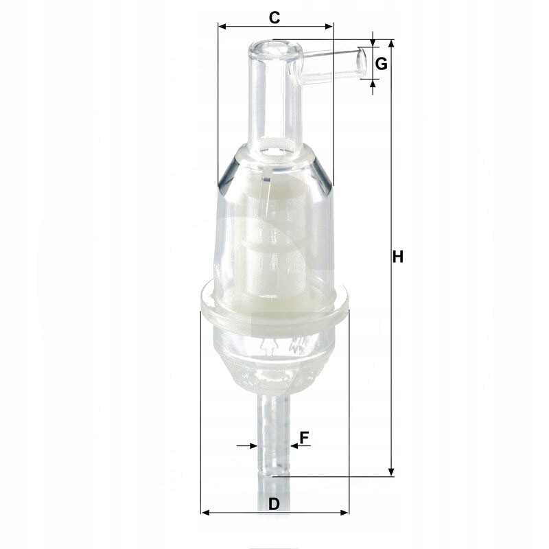 Mercedes Benz Mann fuel filter 200 mesh 1