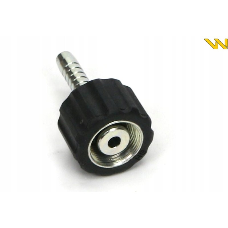 Attaching an extended nut for washer to a DN06 g hose