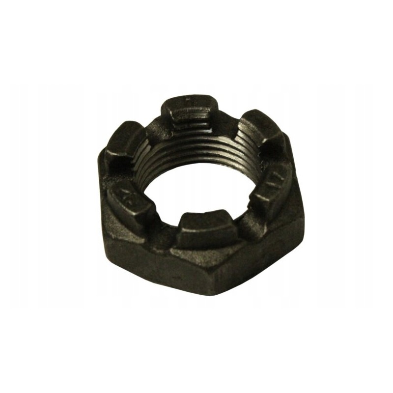 Hexagonal crown nut m20x1 5 din 937