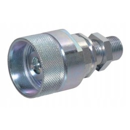 Screwed quick connector 1 2 bulkhead thread m1
