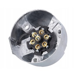12v 7-pole metal electrical socket