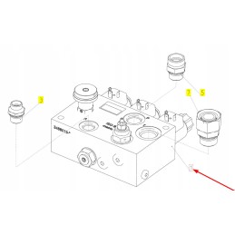 101281040 rostselmash hydraulic block