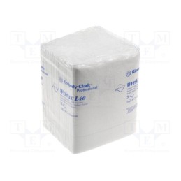 1 pcg x KIMBERLY CLARK - 7456 WYPALL L40 - Cleaning cloth: cloth, white, 56pcs, L: 36.5mm, dry