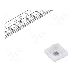 2 pcs x REFOND - RF-E30AX-IRT-FS - IR transmitter, 830÷850nm, transparent, P opt: 280÷450mW, 120°
