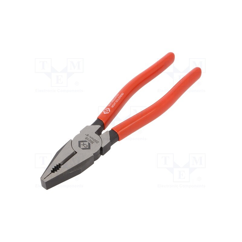 1 pcs x C.K - T3621B 8 - Pliers, universal, 200mm, for bending, gripping and cutting