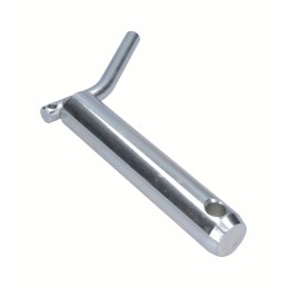 Solid pin with a handle 124mm fi 28mm pin