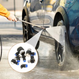 Hose connectors, crimp pipe, quick pipe couplings