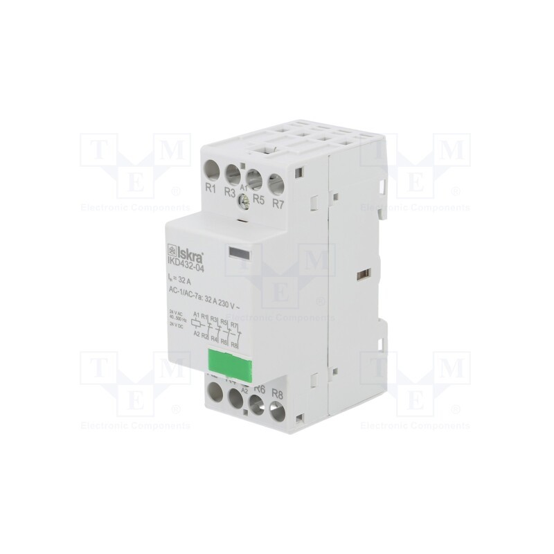 1 pcs x ISKRA - 30.046.894 - Contactor: 4-pole installation, 32A, 24VAC,24VDC, NC x4