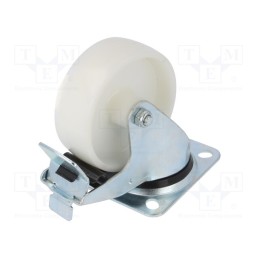 1 pcs x RADER - KPE-POB 100S-HC - Transport wheel, Ø: 100mm, W: 35mm, H: 128mm, torsional with lock