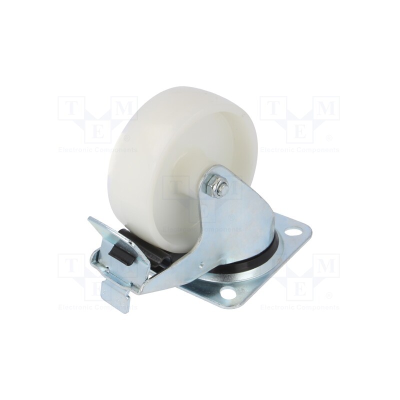 1 pcs x RADER - KPE-POB 100S-HC - Transport wheel, Ø: 100mm, W: 35mm, H: 128mm, torsional with lock