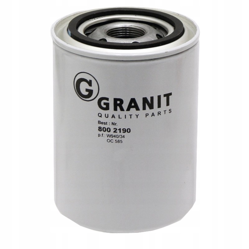 Engine oil filter 62mm 142mm granite