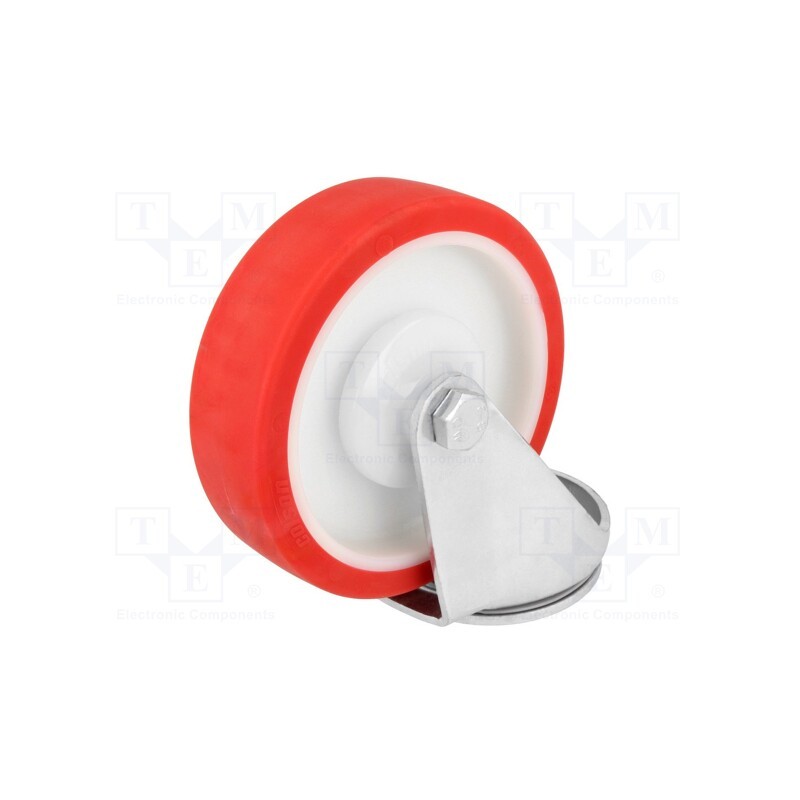 1 pcs x COLSON - JTPU 1255 5000 - Transport wheel, Ø: 125mm, W: 30mm, H: 155mm, torsional, 250kg