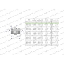 Metric hydraulic connection bb xge m14x1 5