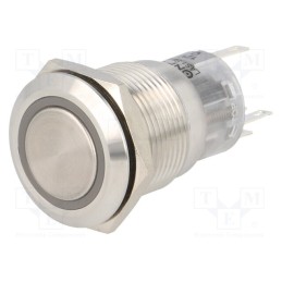 1 pcs x ONPOW - LAS1-AGQ-11ZE/O/12V/S - Switch: vandal resistant, Pos: 2, SPDT, 0.5A/220VAC, 1A/24VDC, IP67
