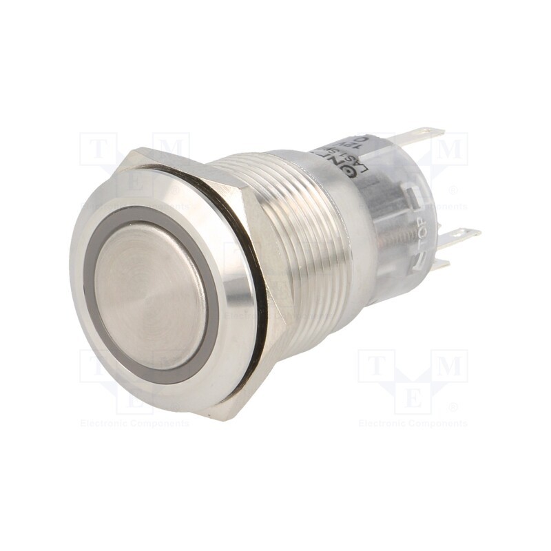 1 pcs x ONPOW - LAS1-AGQ-11ZE/O/12V/S - Switch: vandal resistant, Pos: 2, SPDT, 0.5A/220VAC, 1A/24VDC, IP67
