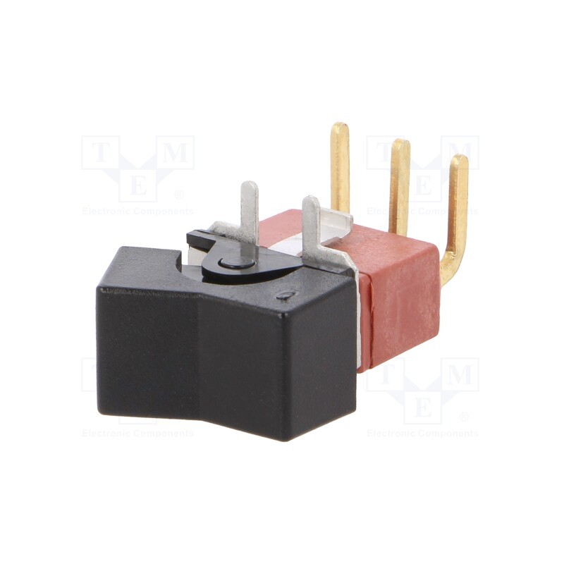 1 pcs x C&K - E101J1AQE2 - ROCKER, SPST, Pos: 2, ON-ON, 7.5A/120VAC, 7.5A/28VDC, black, none