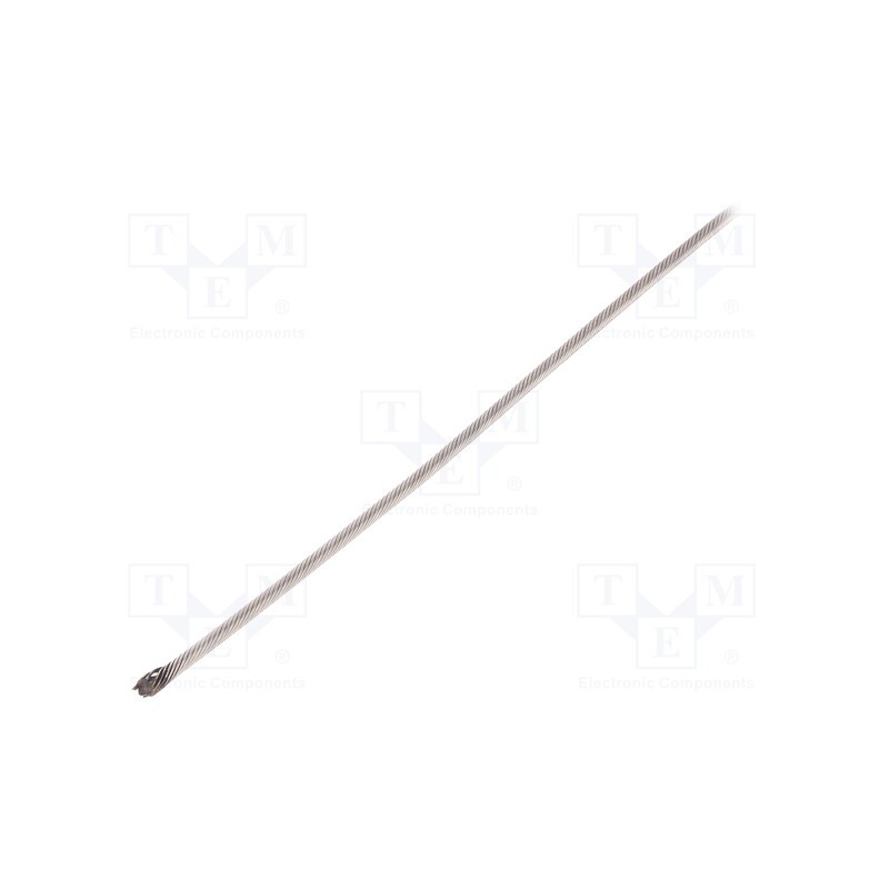 1 pcs x KRAFTBERG - L1X19-F2-A4/10M - Rope, acid resistant steel A4, Ørope: 2mm, L: 10m, 25kg