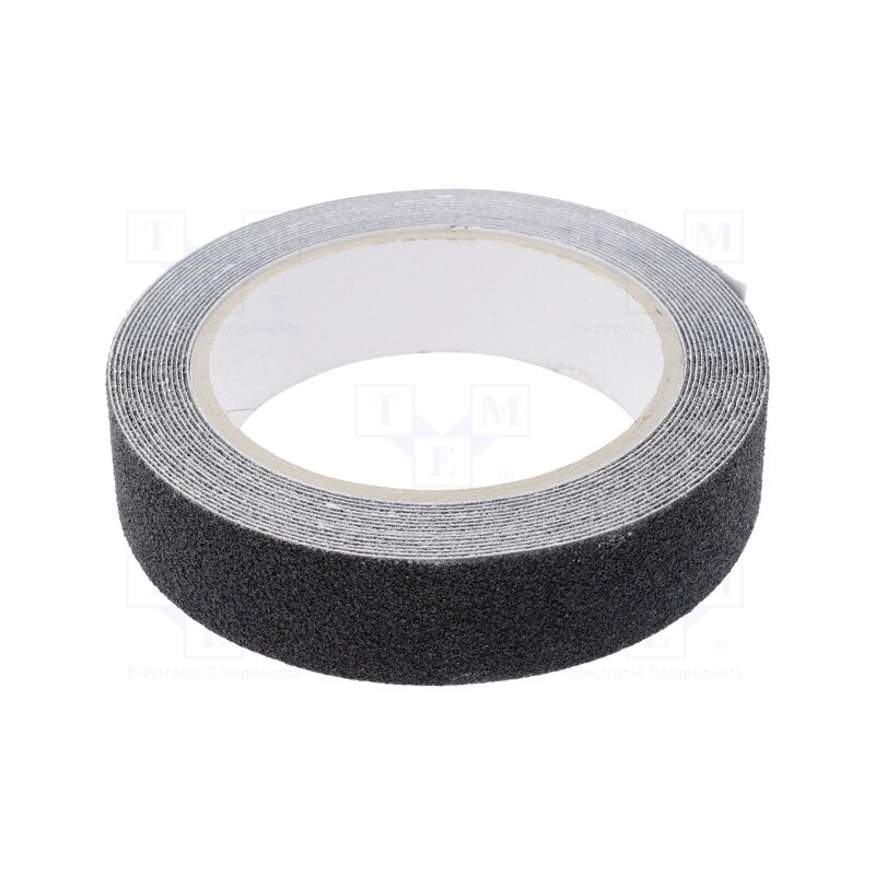 1 pcs x MEDID - 2505 - Tape: marking, black, L: 5m, W: 25mm, antislip,self-adhesive