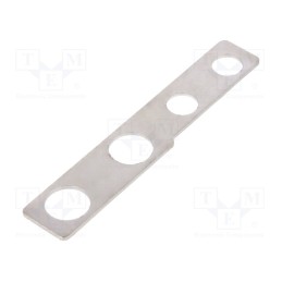 1 pcs x MTA - 301512 - Neutral link, screw, Contacts: copper, ways: 4