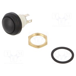 1 pcs x ITW LUMEX SWITCH - WSA48-1-RB-N-BK-B - Switch: push-button, Pos: 2, SPDT, 5A/250VAC, 5A/28VDC, ON-(ON)